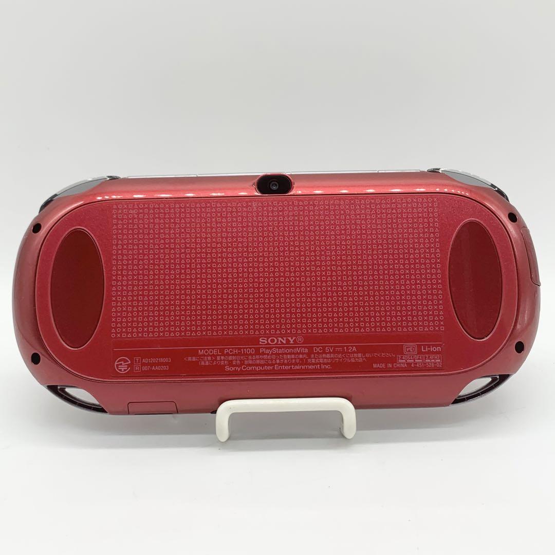 【動作良好】PlayStation Vita PCH-1100 レッド 本体 画像8