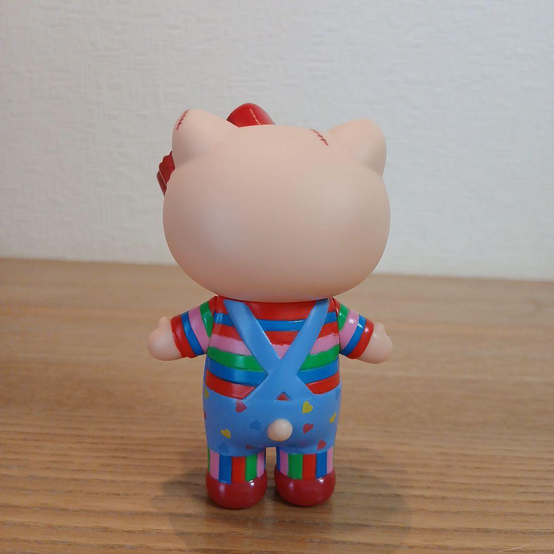 【新品・未開封】USJ限定⭐︎ハローキティ×チャッキー　ソフビ フィギュア 新品・未開封】USJ限定⭐︎ハローキティ×チャッキー ソフビ