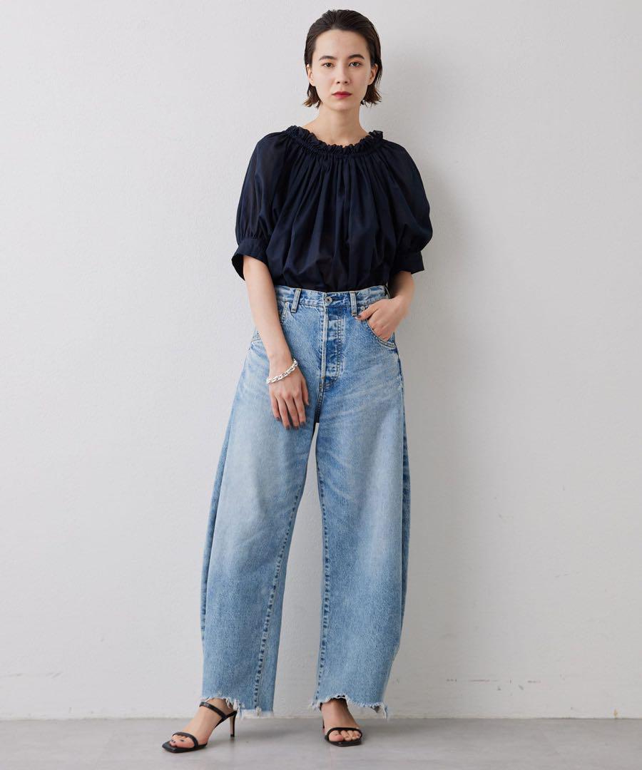 whim gazette ウィムガゼット　ラインカーブデニム DENIM