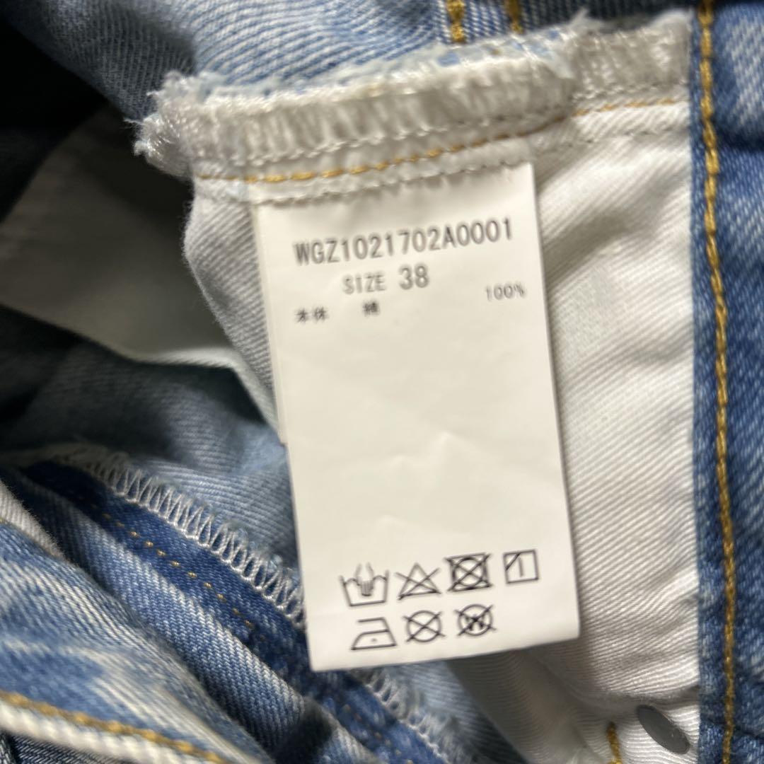 whim gazette ウィムガゼット　ラインカーブデニム DENIM