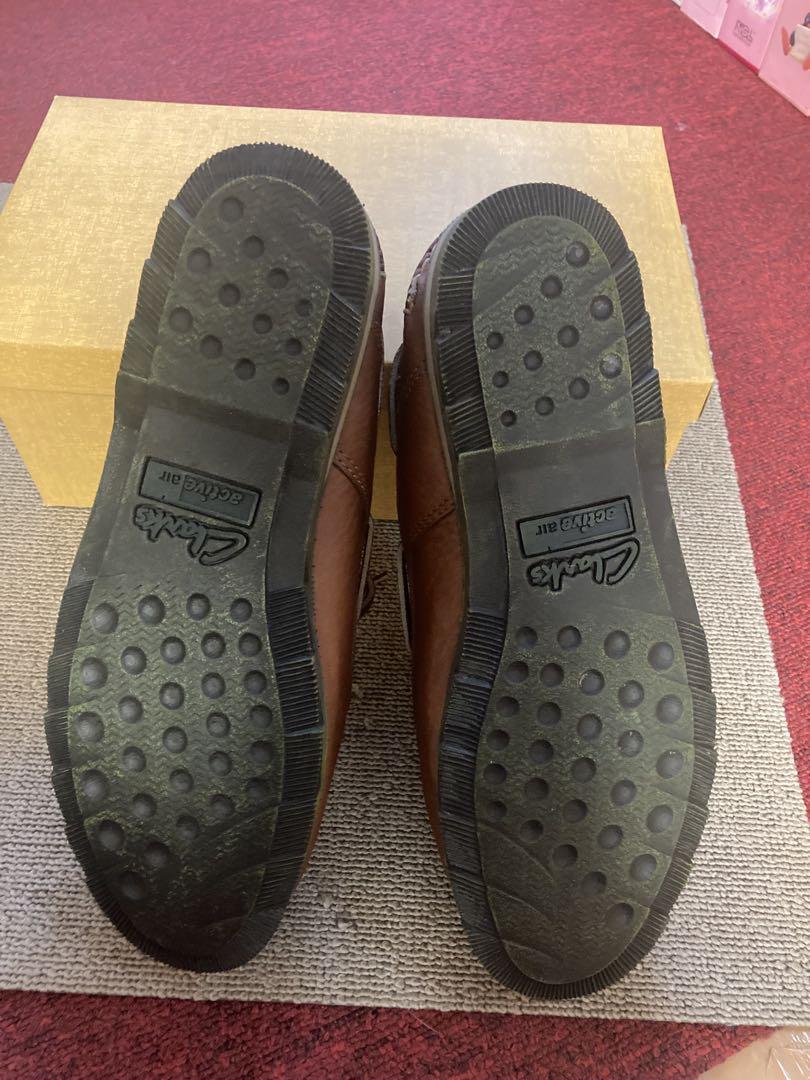 Clarks ブラウン デッキシューズ