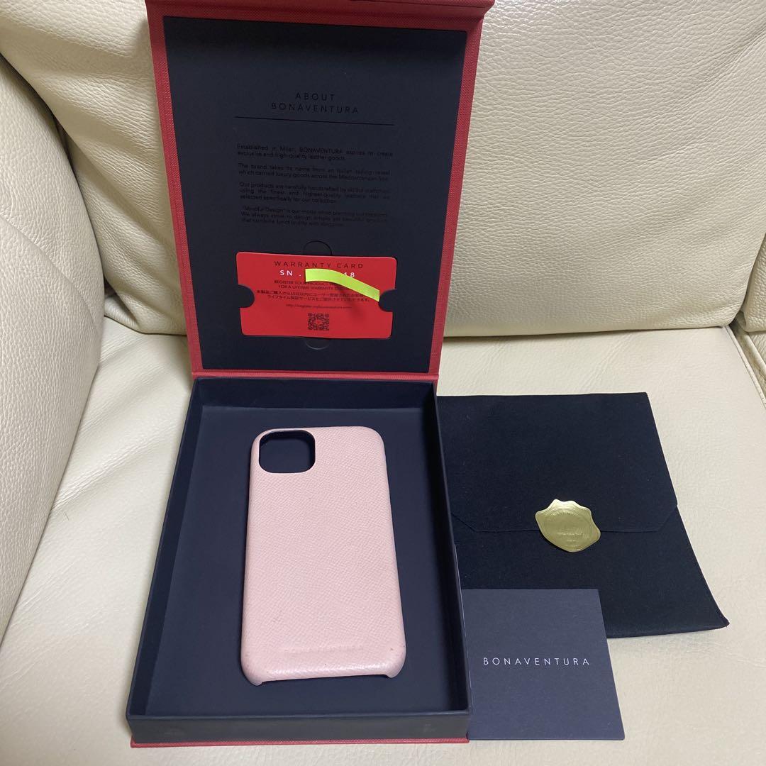 BONAVENTURA ボナベンチュラ iPhone13ケース シェルピンク