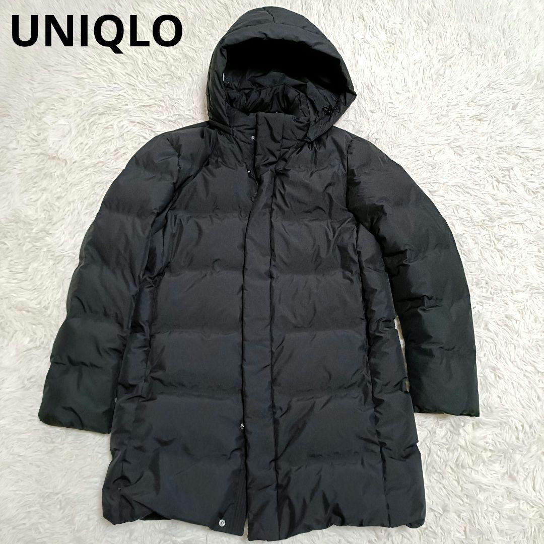 UNIQLO ユニクロ ダウン 黒 シームレスダウンコート L ジャケットL UNIQLO
