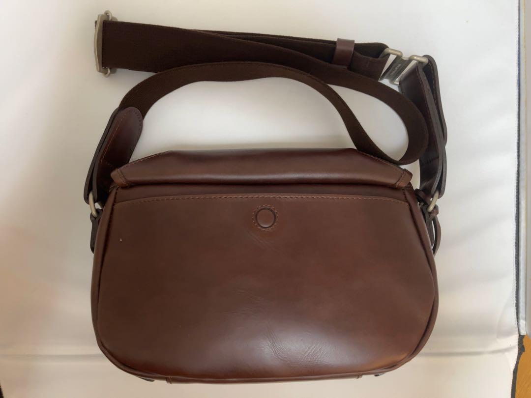 HERGOPOCH ショルダーバッグ 06-OVL ワキシングレザー 牛革 蝋引