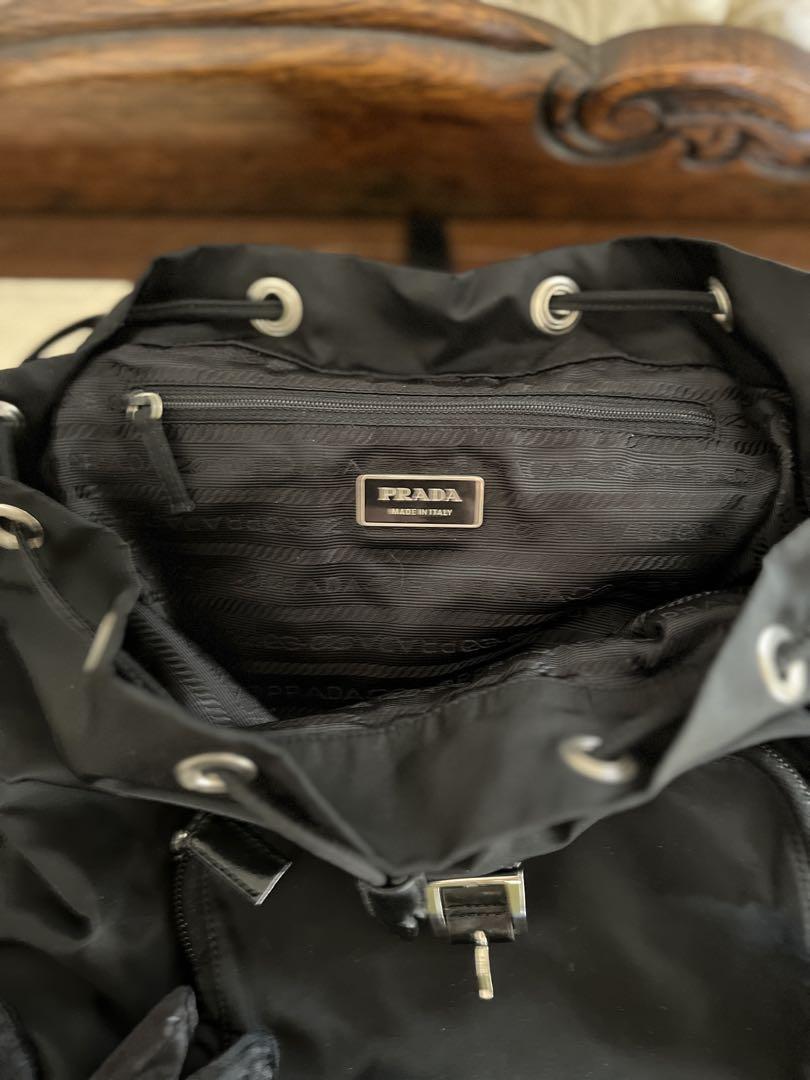 PRADA プラダ テスート 黒 ミニリュック Y2K 白タグ 美品