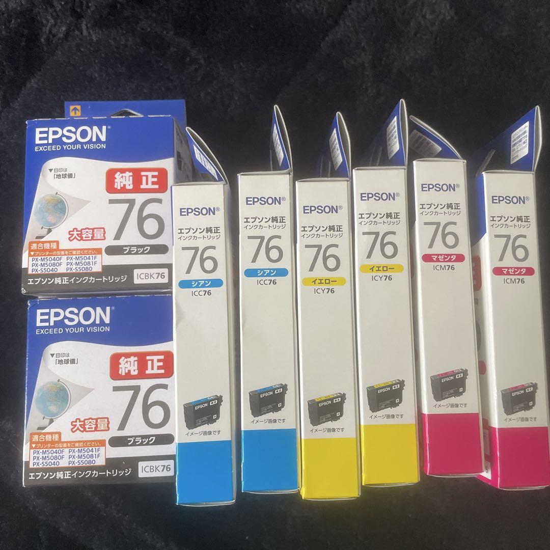 EPSON インクカートリッジ 76 4色セット - メルカリ