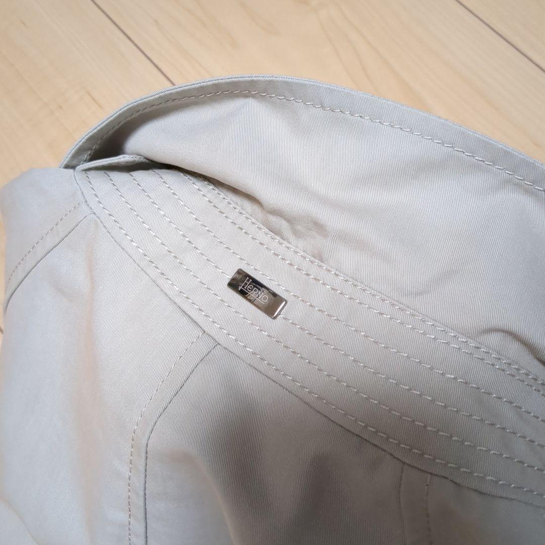 HERNO　ヘルノ　バルカラーコート　ステンカラー44　レインコレクション