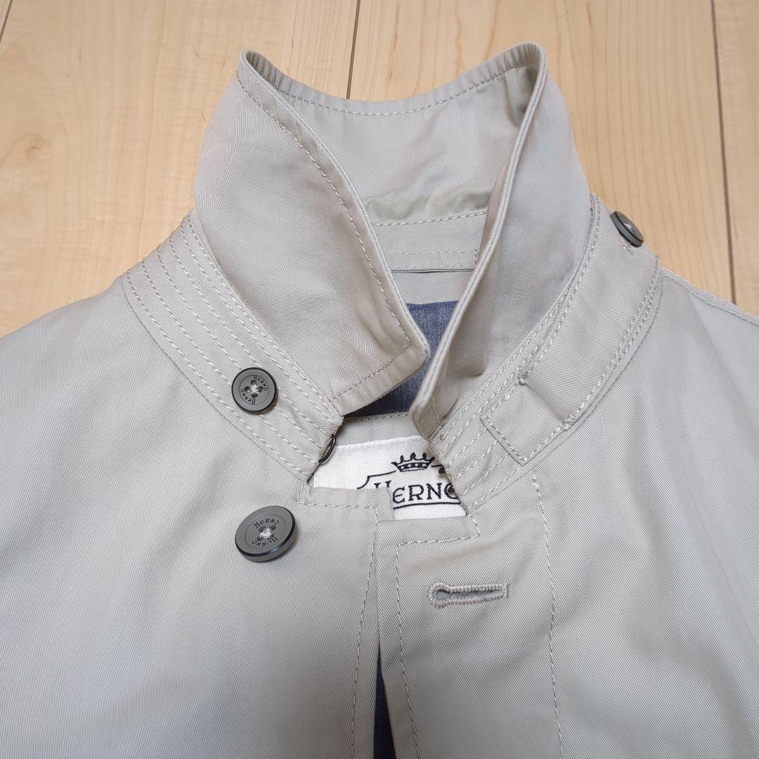 HERNO　ヘルノ　バルカラーコート　ステンカラー44　レインコレクション