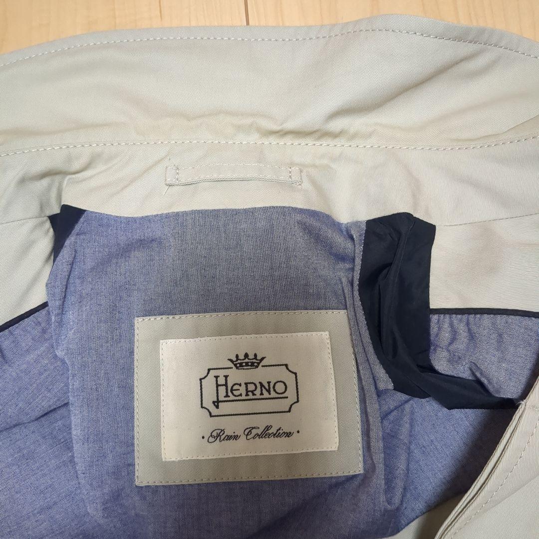 HERNO　ヘルノ　バルカラーコート　ステンカラー44　レインコレクション