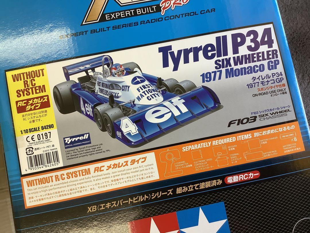 タミヤ／TAMIYA　タイレル P34 1977 モナコ GP　電動1/10RC タミヤ 1/20 グランプリコレクション タイレル P34 1977 モナコ