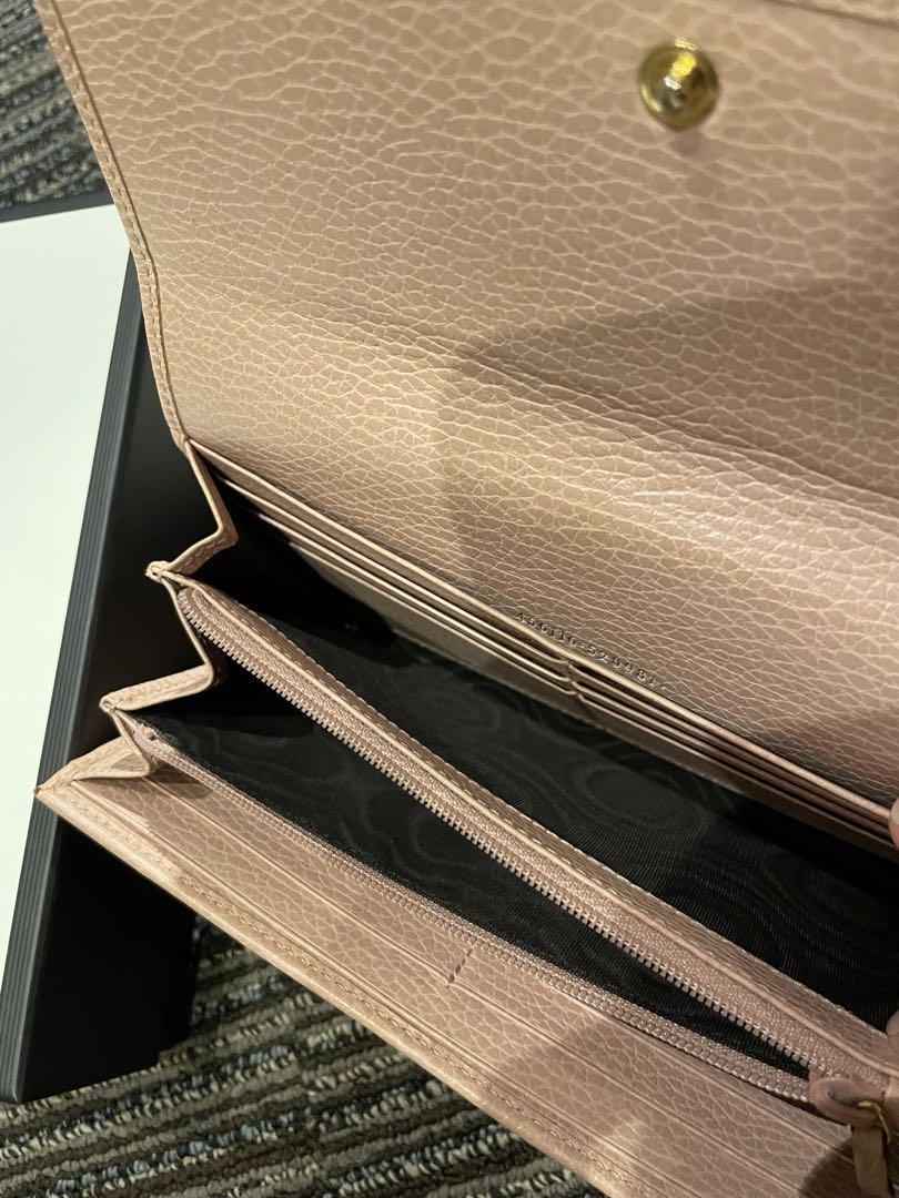 GUCCI 長財布 ピンク