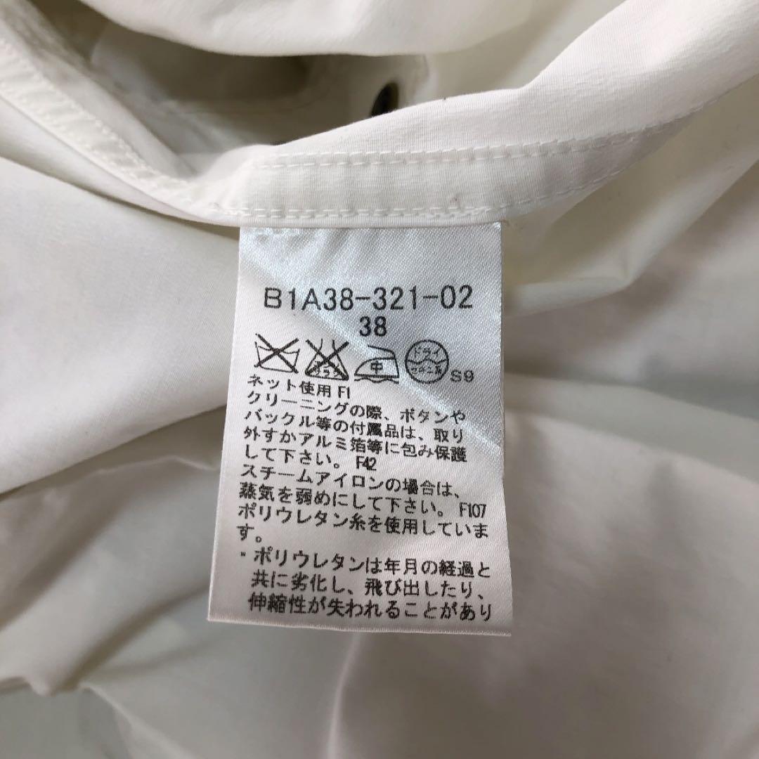 BURBERRY*バーバリーロンドン　フード付きトレンチコート　ノバチェック38