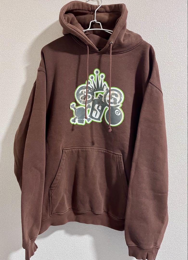 Stussy パーカー　フーディー　USA製　クラウン　8ボール 12,500円