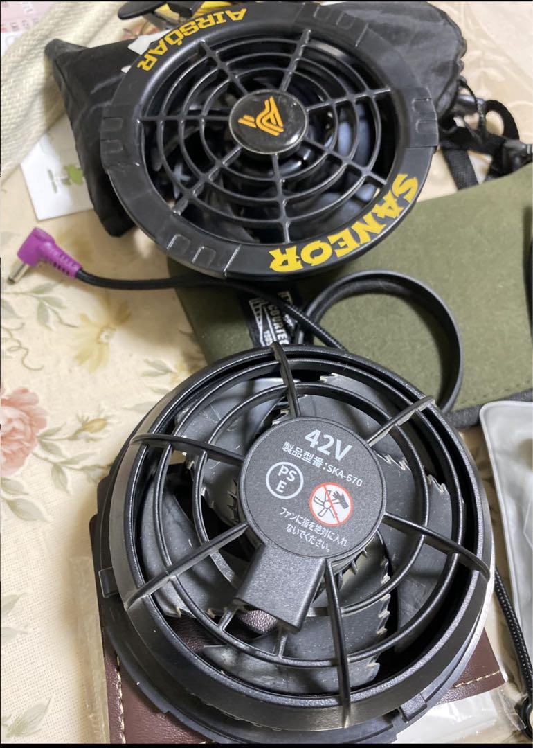 【新品未使用】ファンバッテリーセット 42V超高出力40500mAhバッテリー