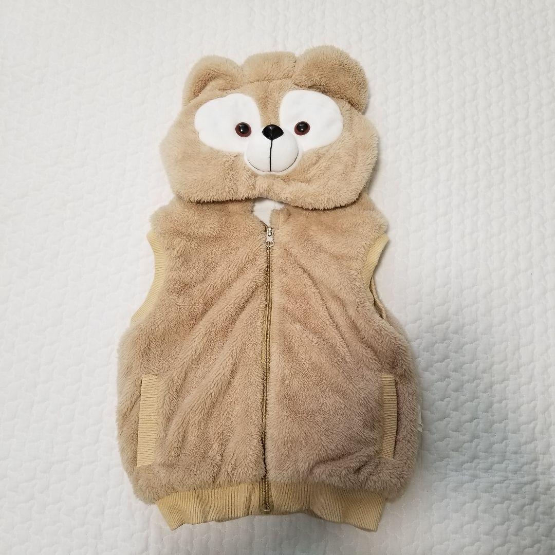 ダッフィー風くまさんもこもこベスト 100 韓国子供服 輸入子供服 メルカリ ダッフィー風くまさんもこもこベスト 100 韓国子供服 輸入子供服 メルカリ