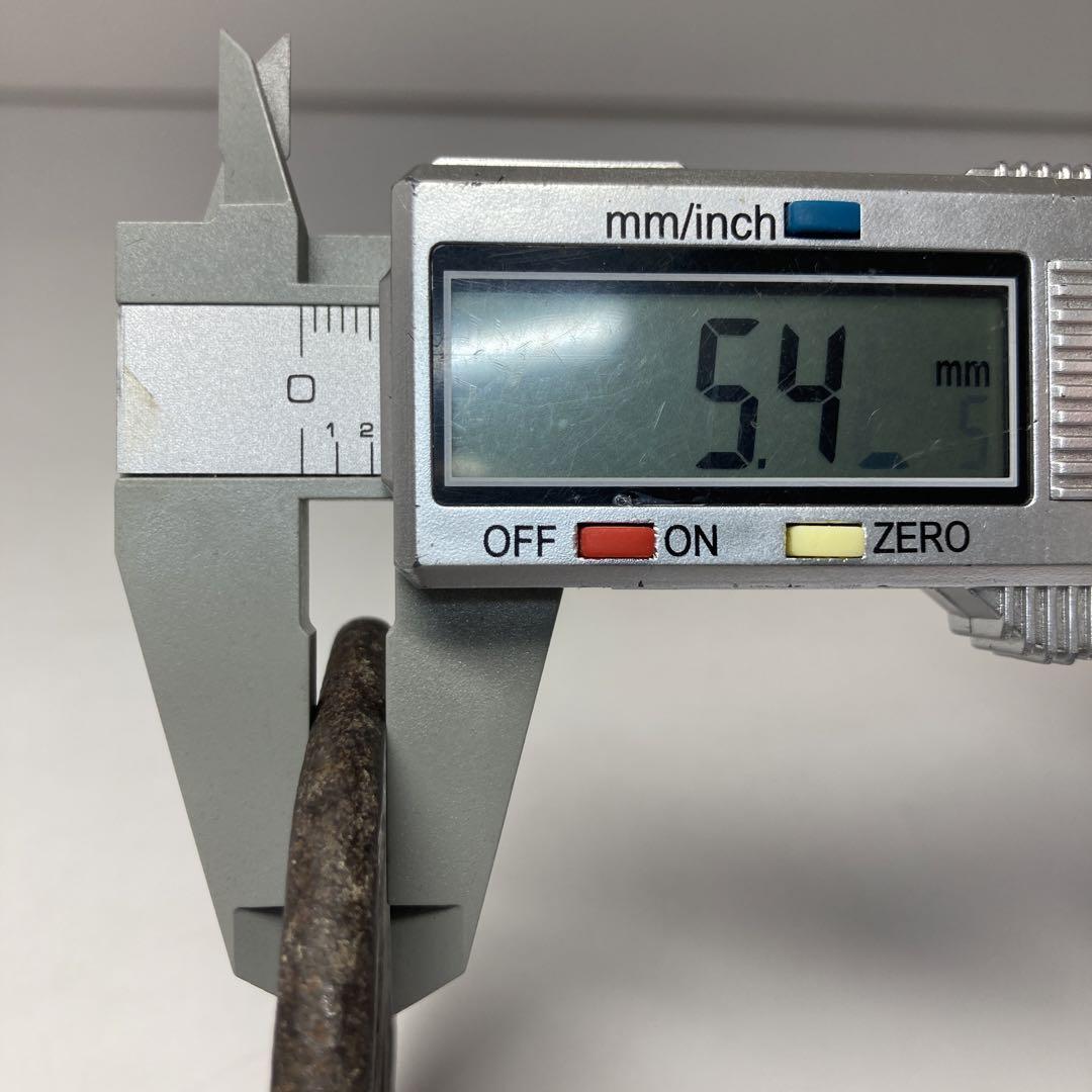 江戸時代鉄地象嵌鍔134g 縦8㎝東Y7-0117☆2Fトヒチル