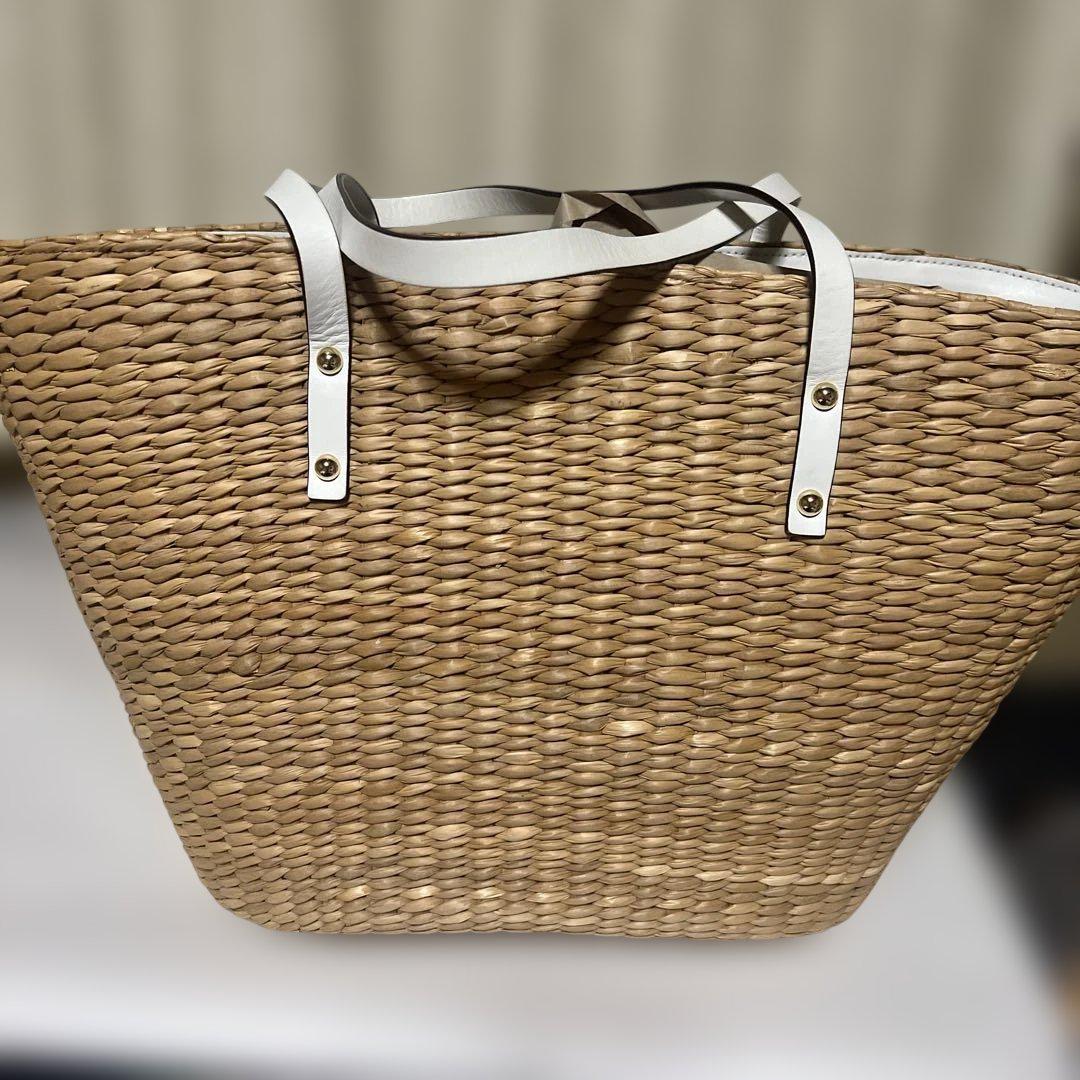 Kate Spade かごバッグ ベージュ