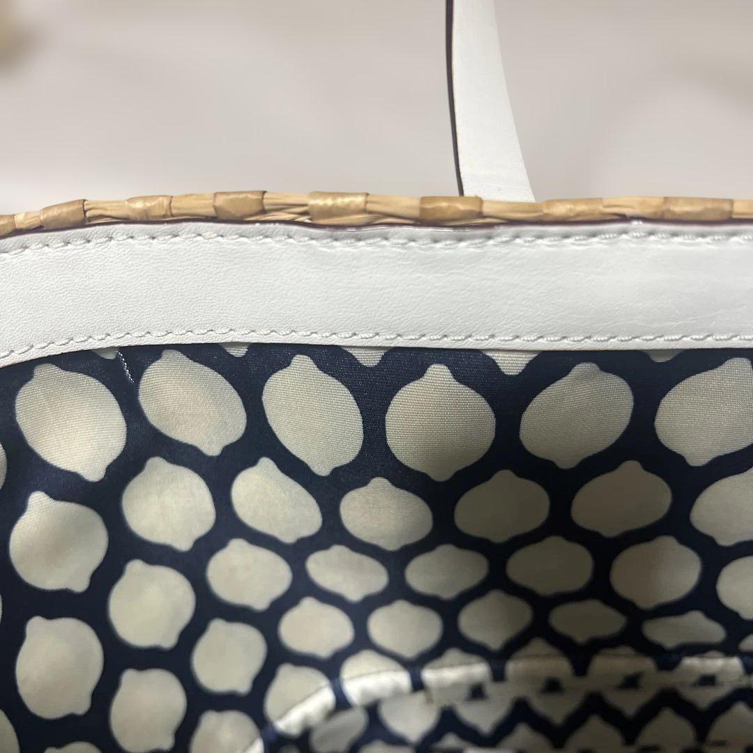 Kate Spade かごバッグ ベージュ