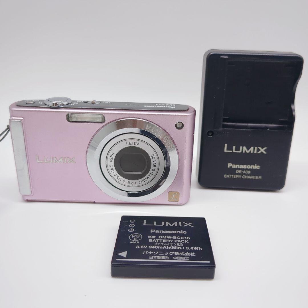 動作品】Panasonic LUMIX DMC-FS3 ピンク デジカメ 本体 - メルカリ