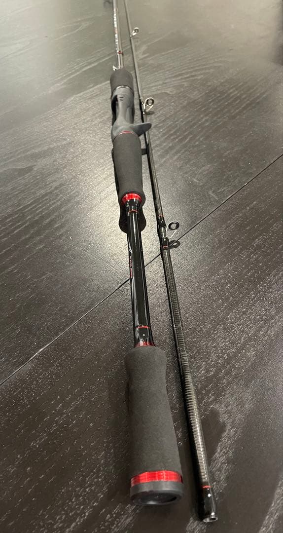 バス釣り2セット・ベイトロッド&リール・スピニングロッド&リール・ダブルライン付