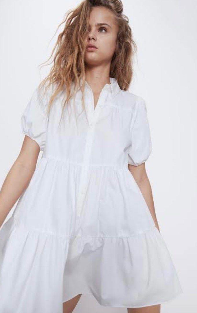 ☆ドイツ発*ZARA*新作*フレアボトムシャツワンピ/BEIGE☆ フレアパンツ - レディース | ZARA 日本