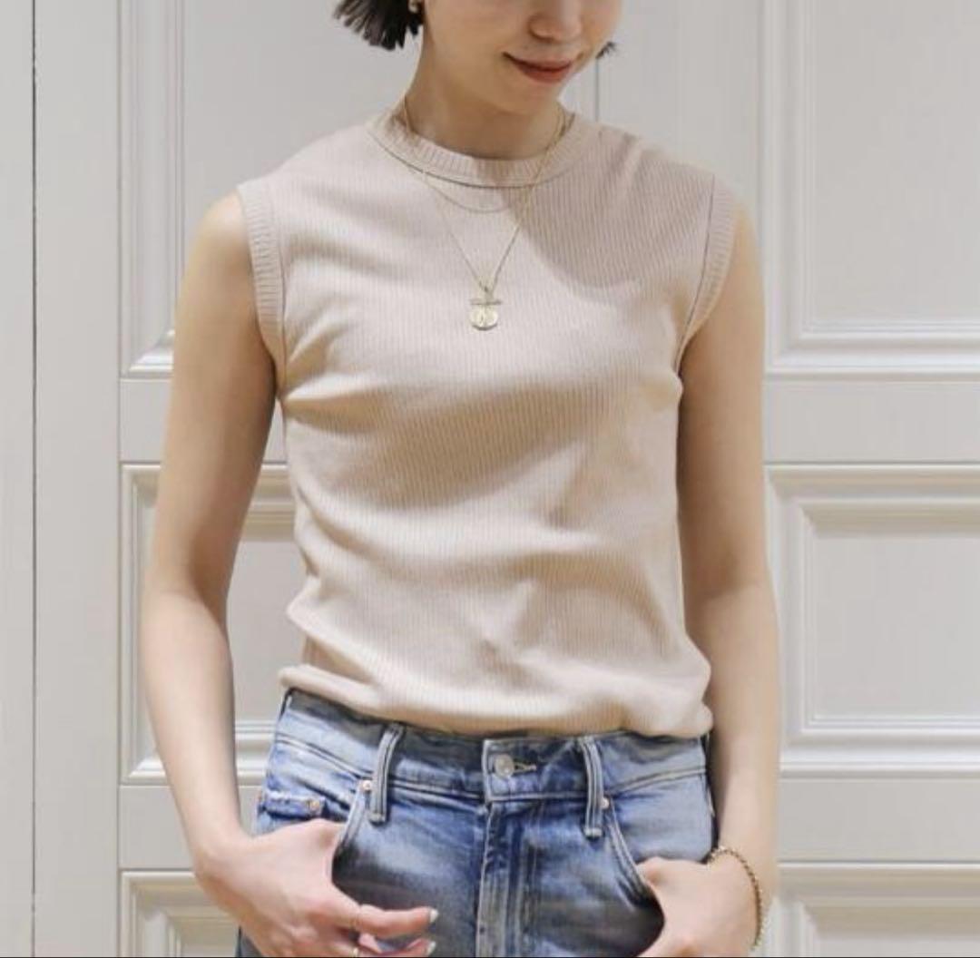 deuxieme classe ノースリーブ　トップス　極美品‼️ 最新ファッション - Deuxieme Classeのノースリーブトップス