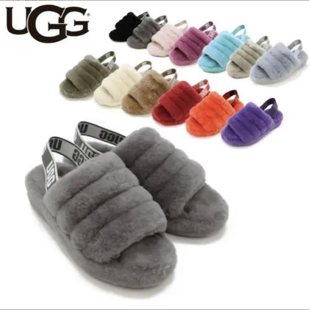 ugg フラッフイヤースライド　25センチ