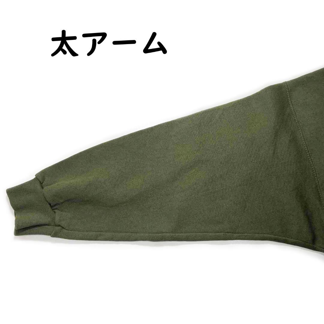 NIKE ファイヤーパターン 刺繍ロゴ スウェット USA製 古着 XL 緑