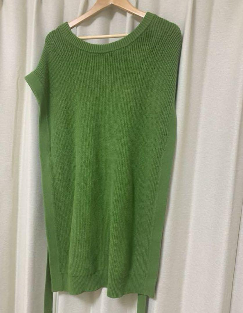 CLANE W FACE SIDE RIBBON KNIT VEST 正規品 CLANE W FACE SIDE RIBBON KNIT VESTベストセラー