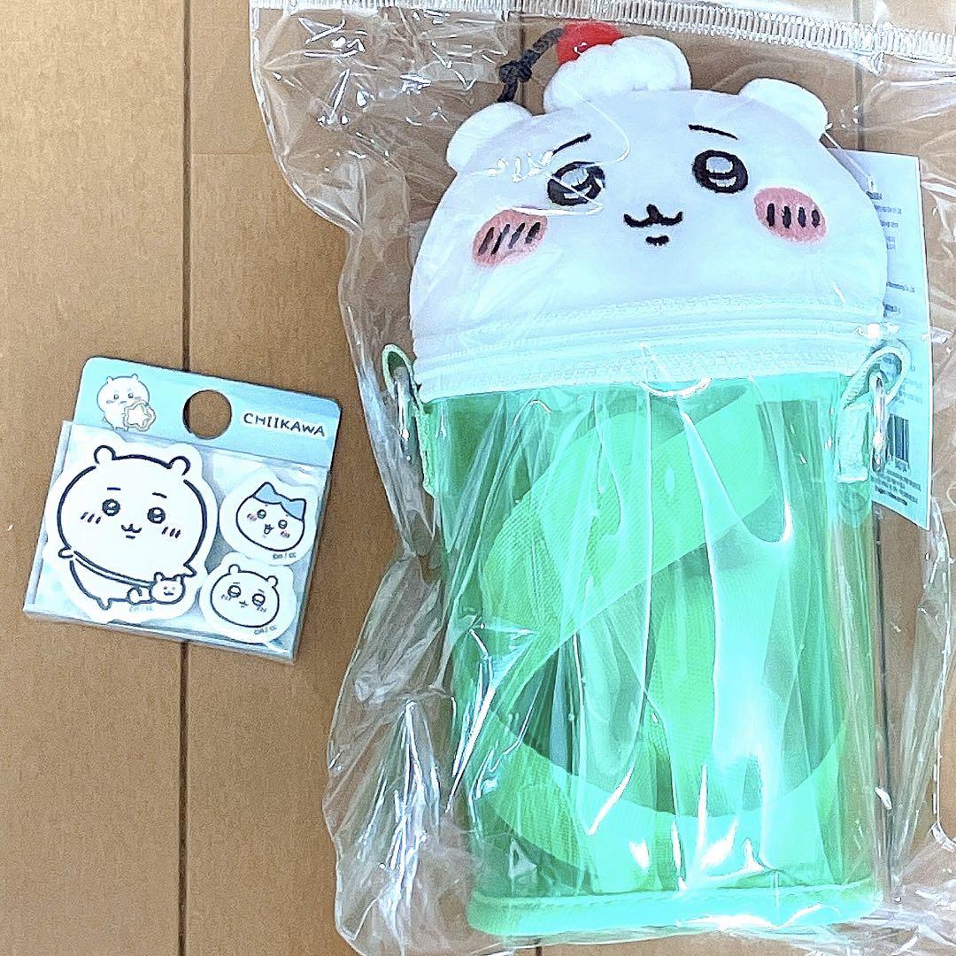 ☆韓国 ちいかわ メロンソーダ ポシェットクロスバッグポーチ