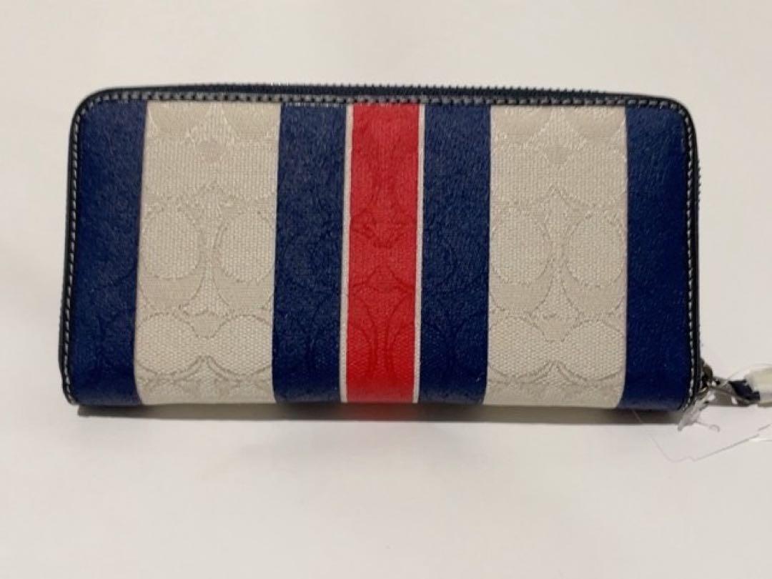 さ*ち様 [新品未使用]COACH C9367 ブルー 財布