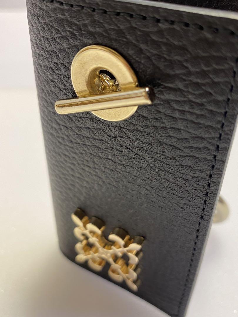 新品 russet ラシット モノグラムプレートキーケース キーリング