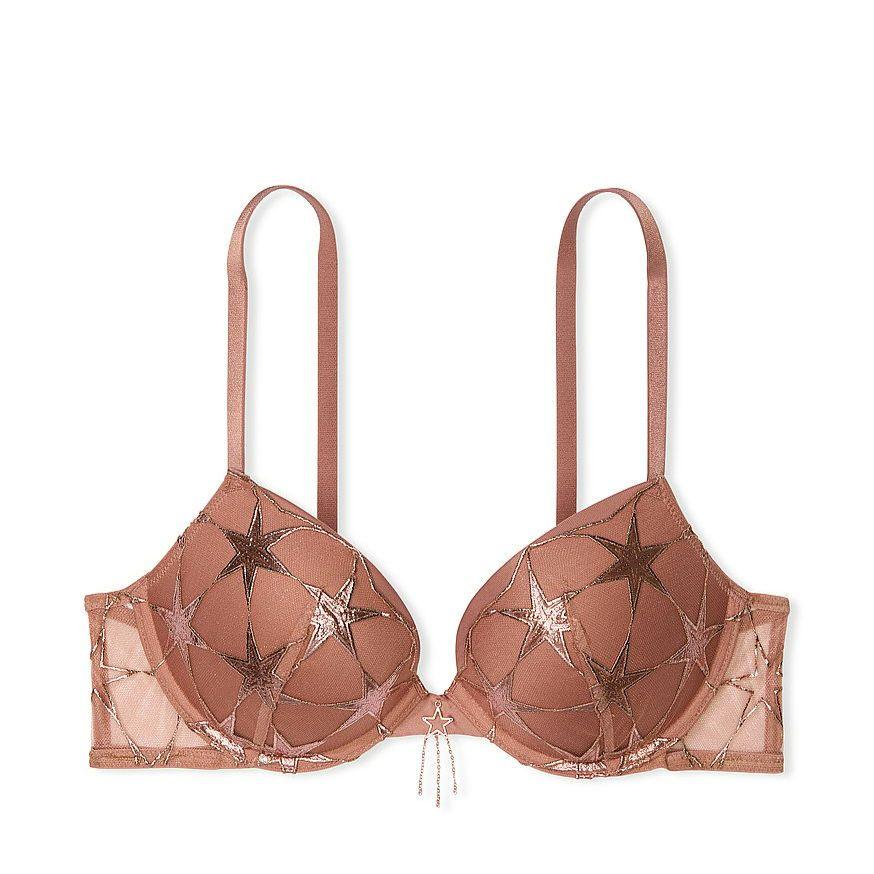 Victoria's Secret プッシュアップ星柄ブラ ショーツセット