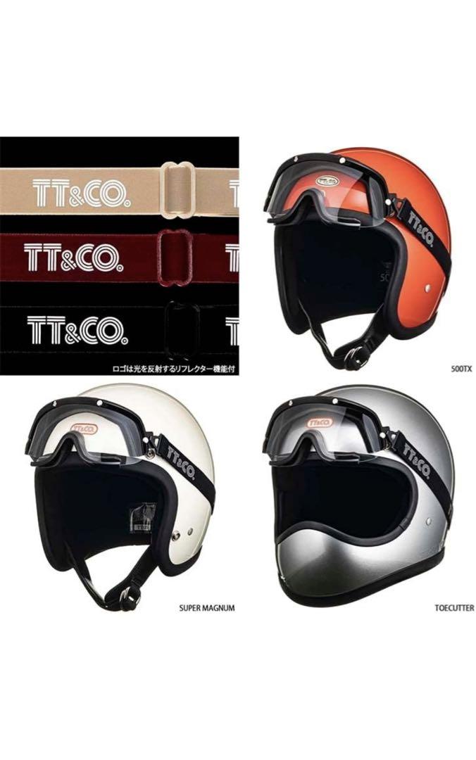 tt&co ゴーグル ブラック シルバーミラー - バイクウェア・装備