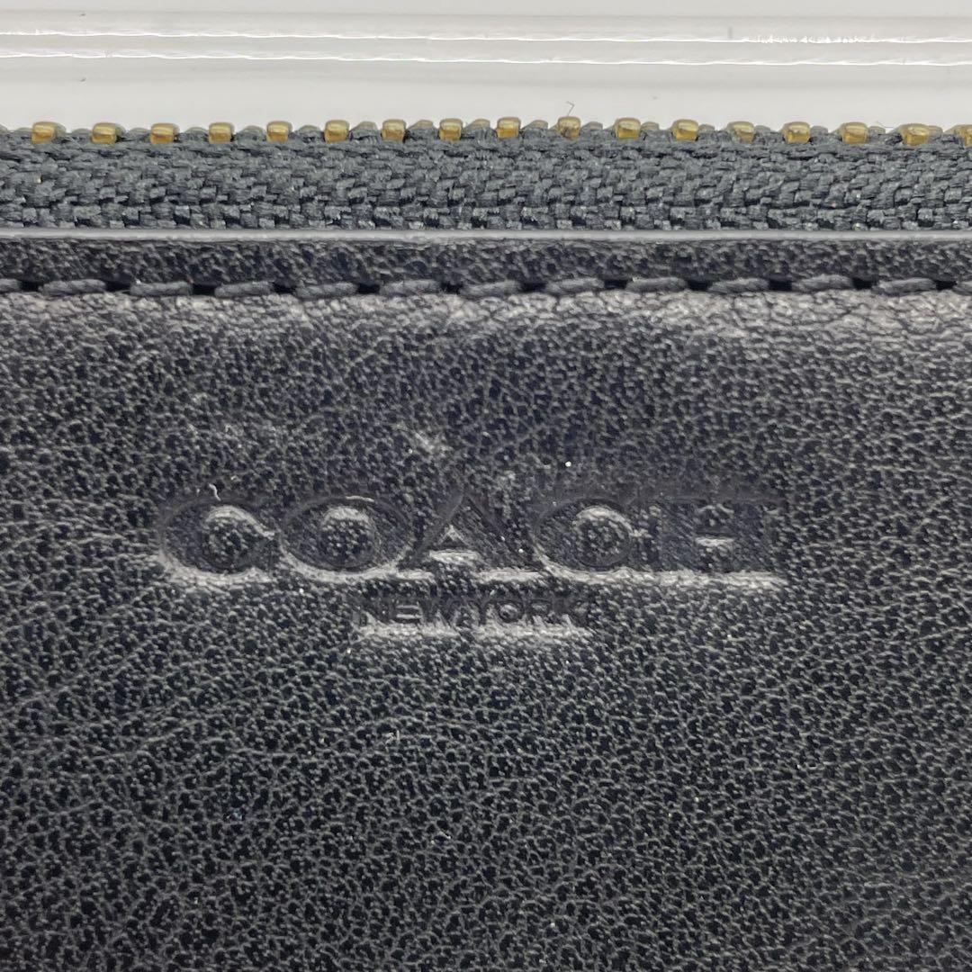 まつ様　COACH コインケース カード入れ付き キーリング レザーw1