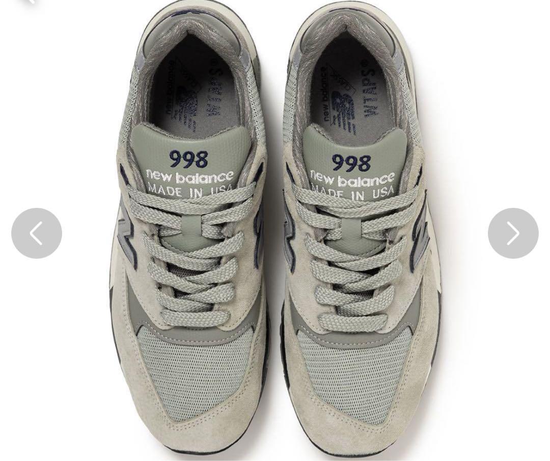 WTAPS×New Balance998 24.5㎝　ステッカー付き