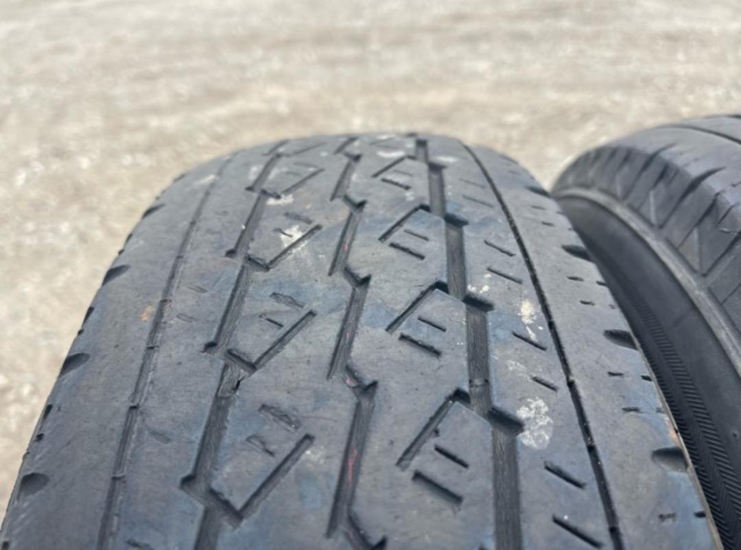 ☆200系ハイエース用ブリジストン タイヤ＋純正スチール☆195/80R15