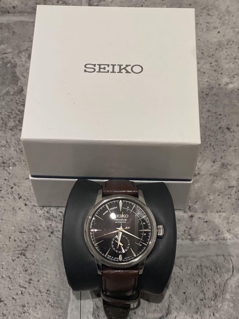 SEIKOセイコー プレサージュ 自動巻 オートマ メンズ ウォッチ 日本製