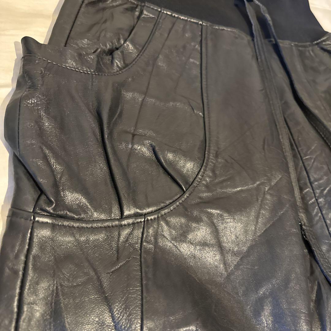 本革 レザーサルエルパンツ サルエル ワイドパンツ WORCA JACK