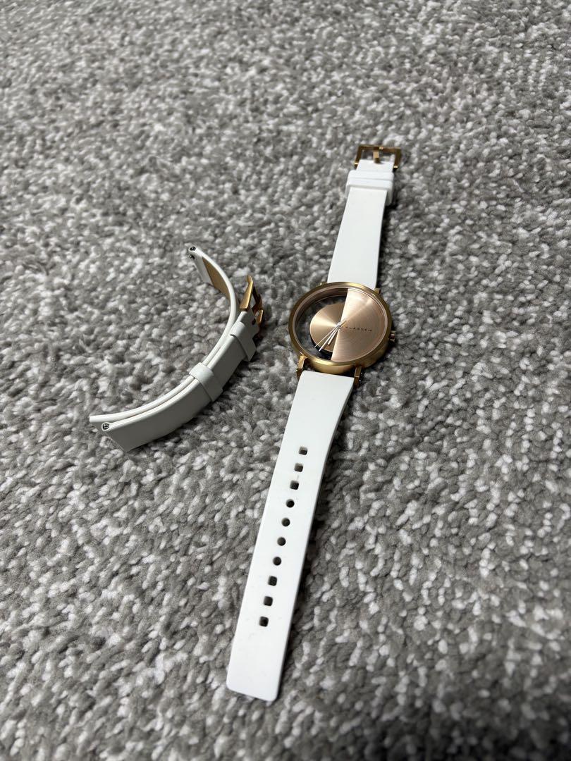特価商品  KLASSE14 40mm 超美品 腕時計 ホワイト 連休中お値下げ 時計 時計