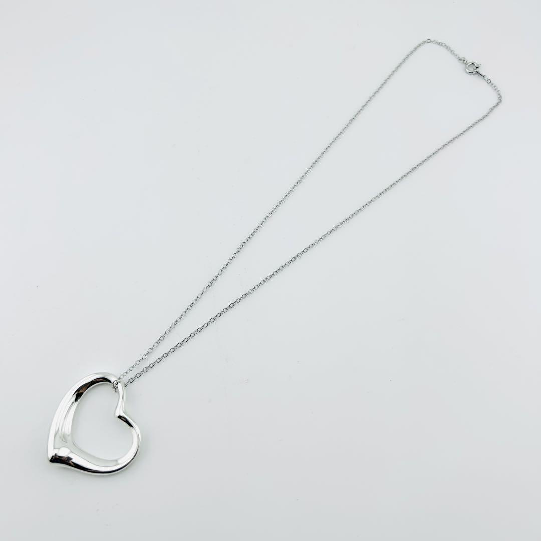 美品】 TIFFANY&Co. ネックレス オープンハート ラージ237