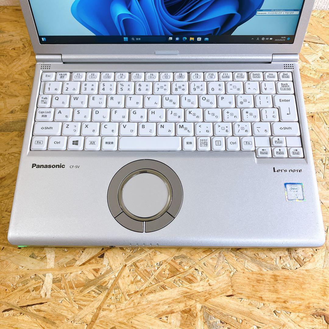 Let's note レッツノート CF-SV8R i5 8GB 256GB Panasonic パナソニック Let's note CF-SV8 ノートパソコン 軽量