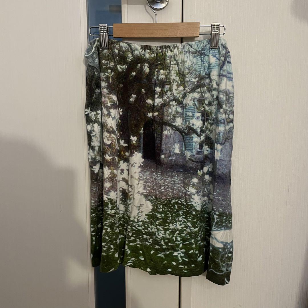 agnès b プリントスカート