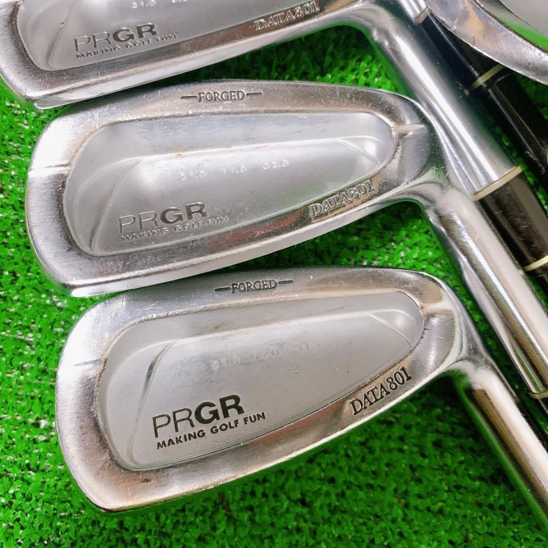 PRGR DATA 801 FORDED ゴルフ アイアン7本 メンズ 右 SR PRGR DATA 801 FORDED ゴルフ アイアン7本 メンズ 右 SR - メルカリ