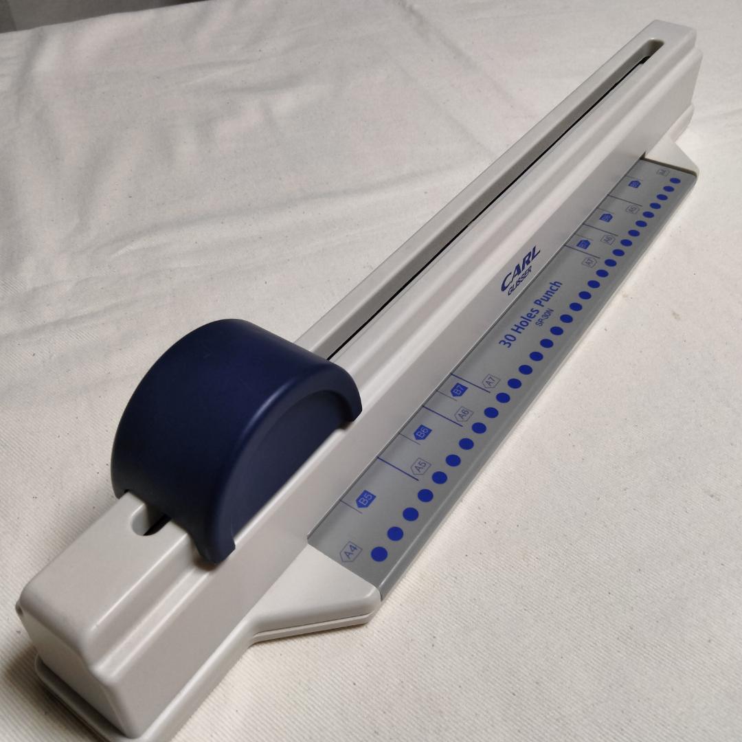 [美品] カール グリッサー  30穴  A4 ルーズリーフ用紙作成  穴あけ機
