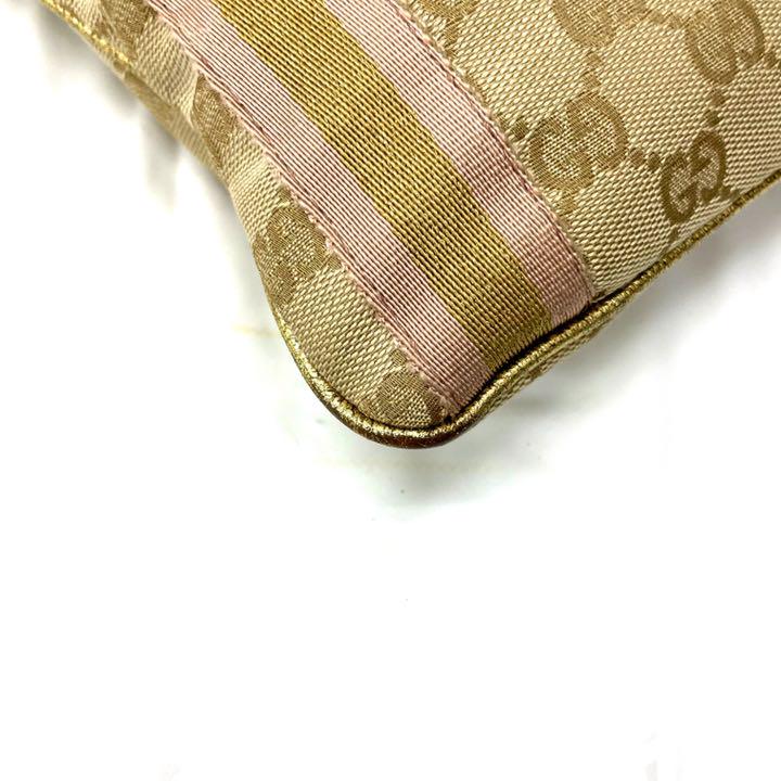 2022定番人気 ❤️ 美品 GUCCI キャンバス シェリー ショルダーバッグ 正規品 鑑定済み❤️ C5Q26-m63012224964 好評正規店