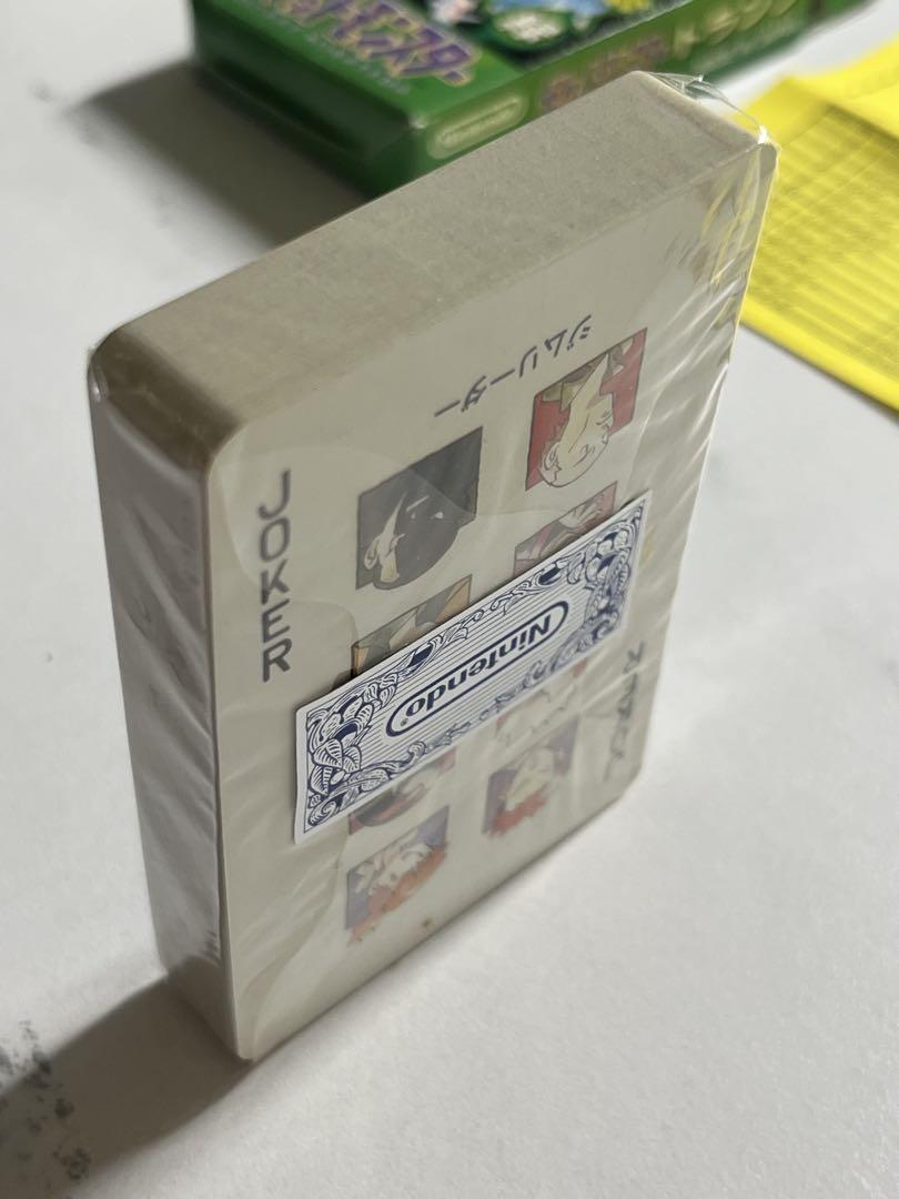 ポケモントランプ　緑　未使用品