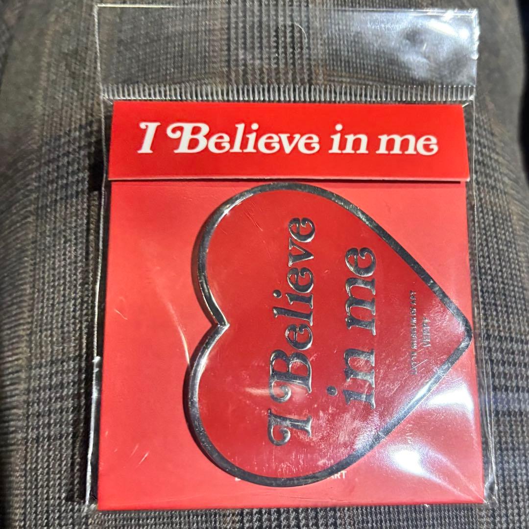 I Believe in me ハート型　ミラー　VERDY