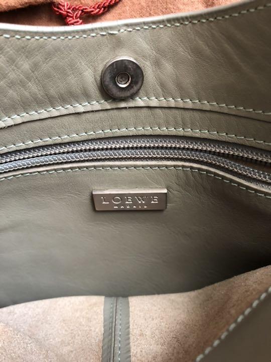 特価在庫あ LOEWE ロエベ 本革 レザー 若草色 ハンドバッグ ショルダーバッグ t9Mez-m63013430693 再入荷低価