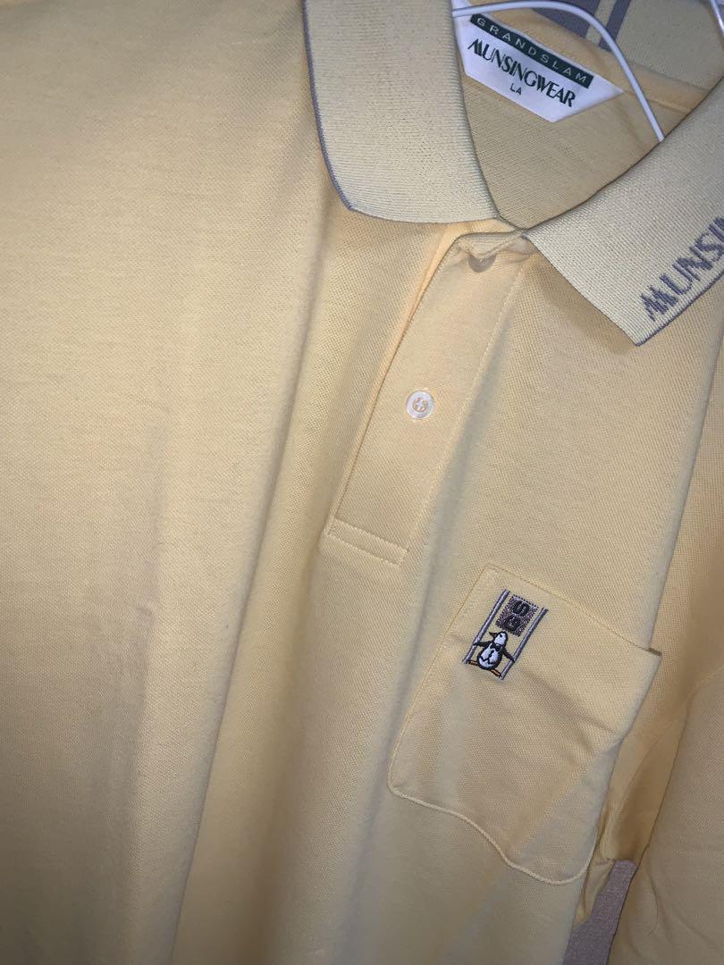 Munsingwear LA マンシングウェア ポロシャツ 黄色 イエロー